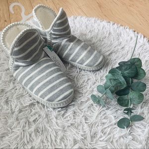 Gilligan & O’Malley | Striped Slipper Booties